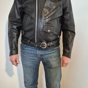 Wilsons Leather Classic Black Performance Jacket